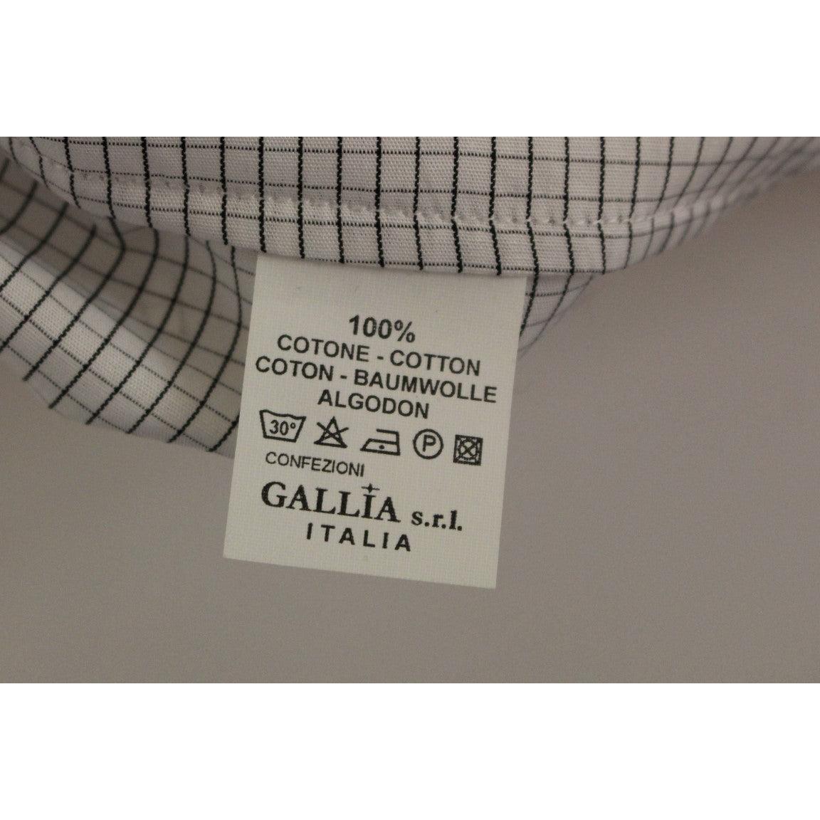 White Cotton Checkered Stretch Skirt - coffeewithmee2