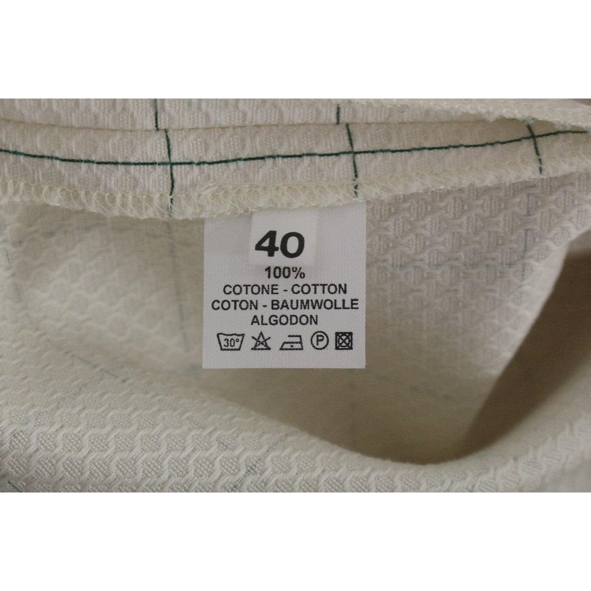 White Cotton Checkered Pencil Skirt - coffeewithmee2
