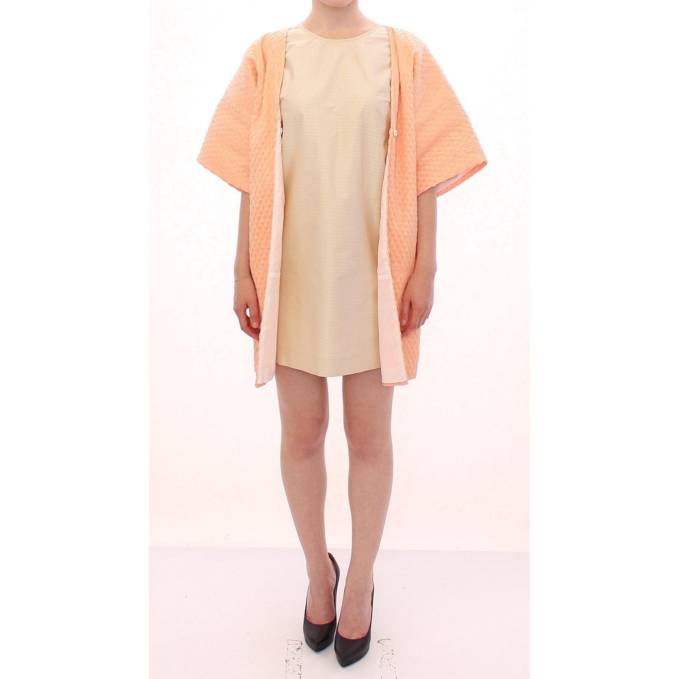 Pink Short Sleeves Jacket Coat - coffeewithmee2
