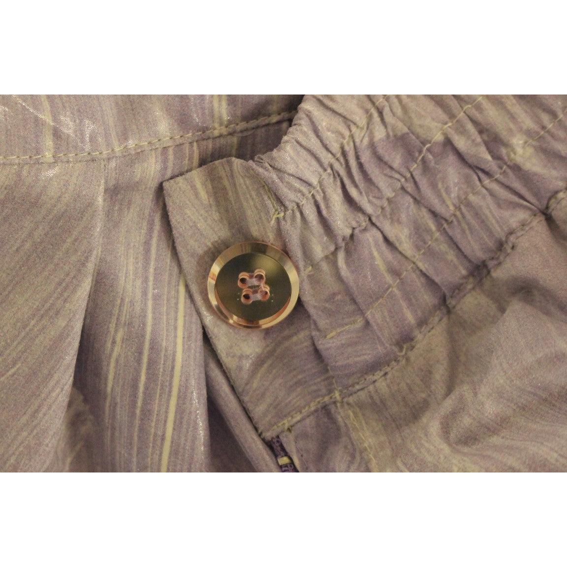 Purple Above-Knee Wrap Shorts - coffeewithmee2