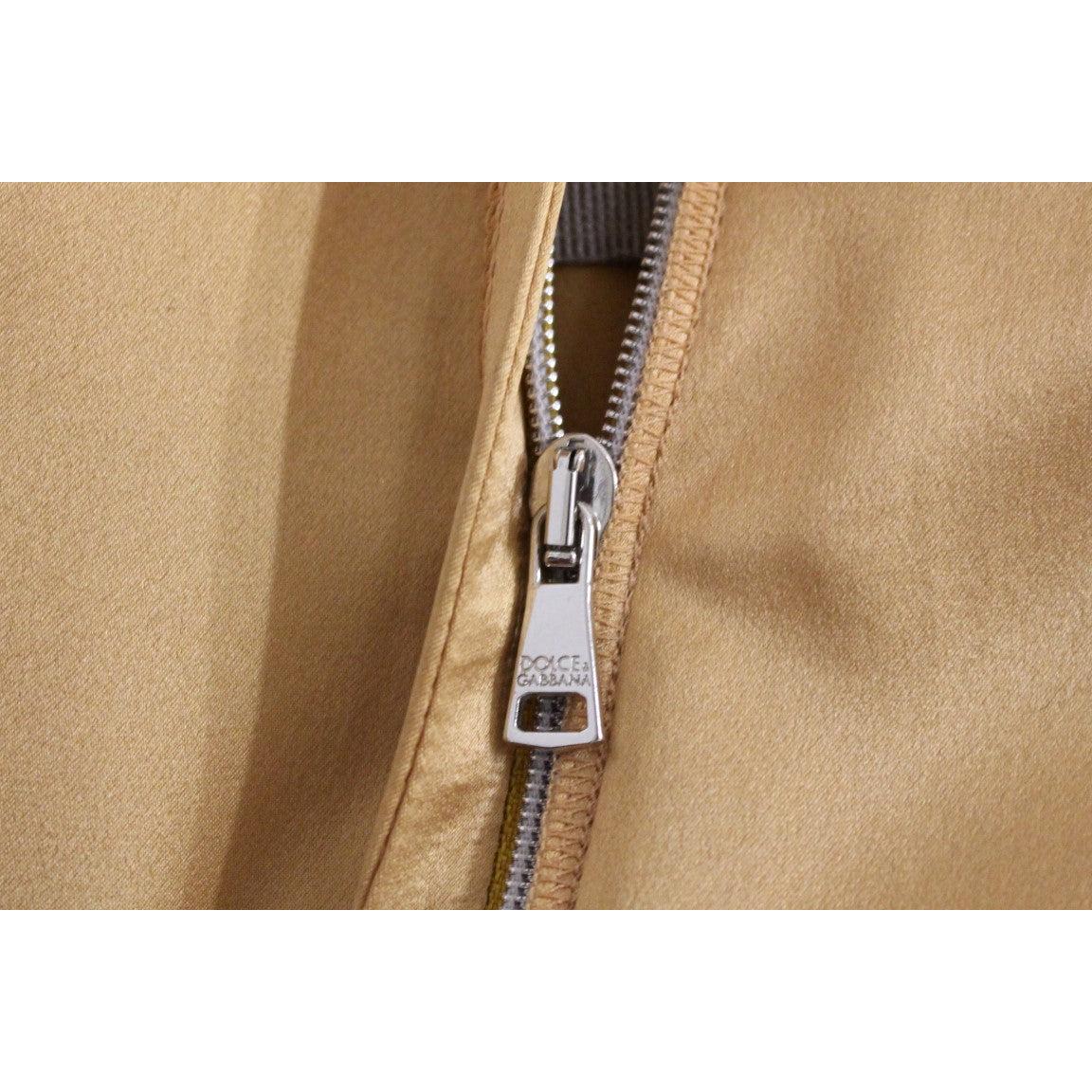 Bronze silk sheath dress - coffeewithmee2