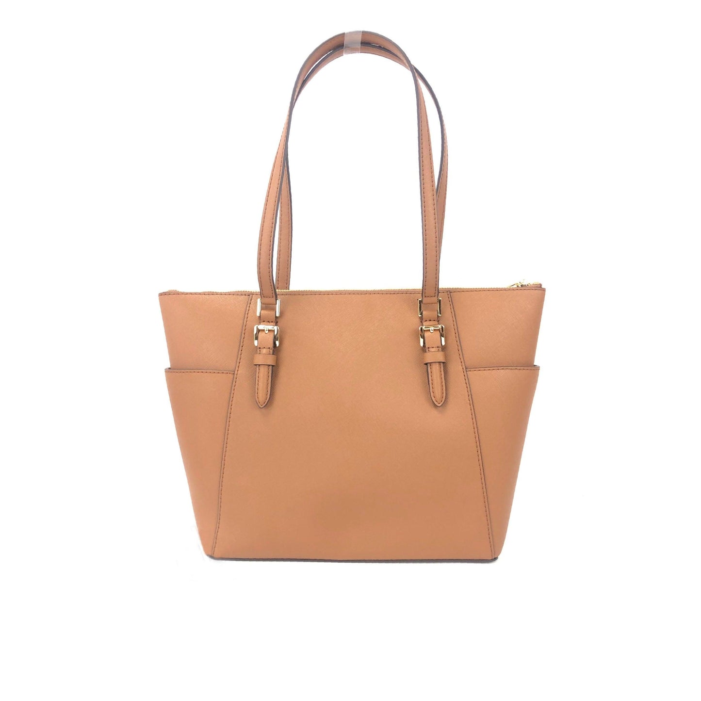 Charlotte Signature Leather Large Top Zip Tote Handbag Bag - coffeewithmee2