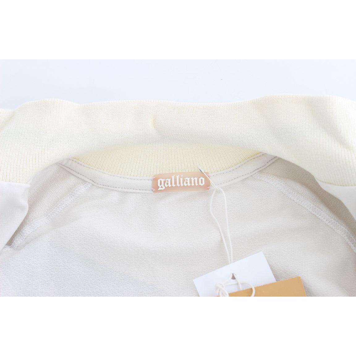 White Mock Zip Cardigan Sweatshirt Sweater - coffeewithmee2
