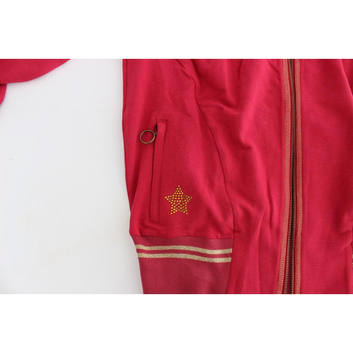 Pink Mock Zip Cardigan Sweatshirt Sweater - coffeewithmee2