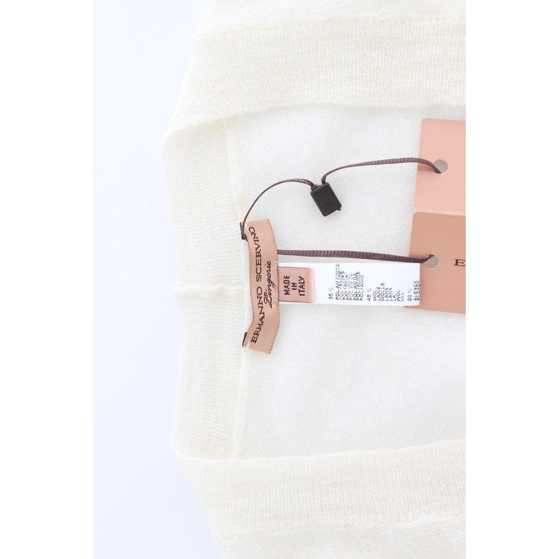 White Wool Cardigan Sweater - coffeewithmee2