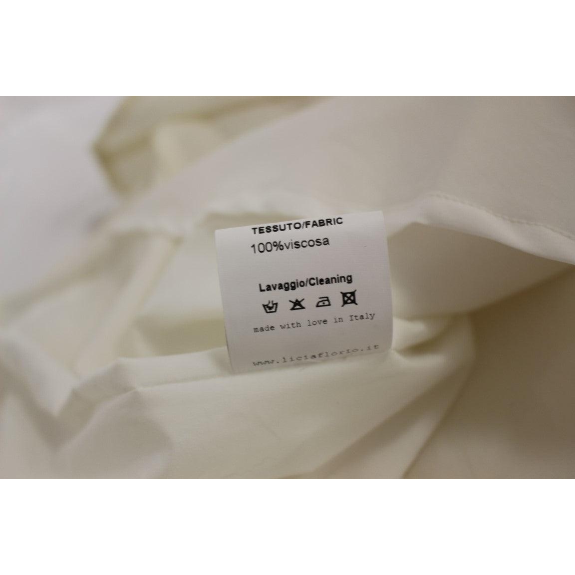 White Halterneck Knee Length Tea Dress - coffeewithmee2