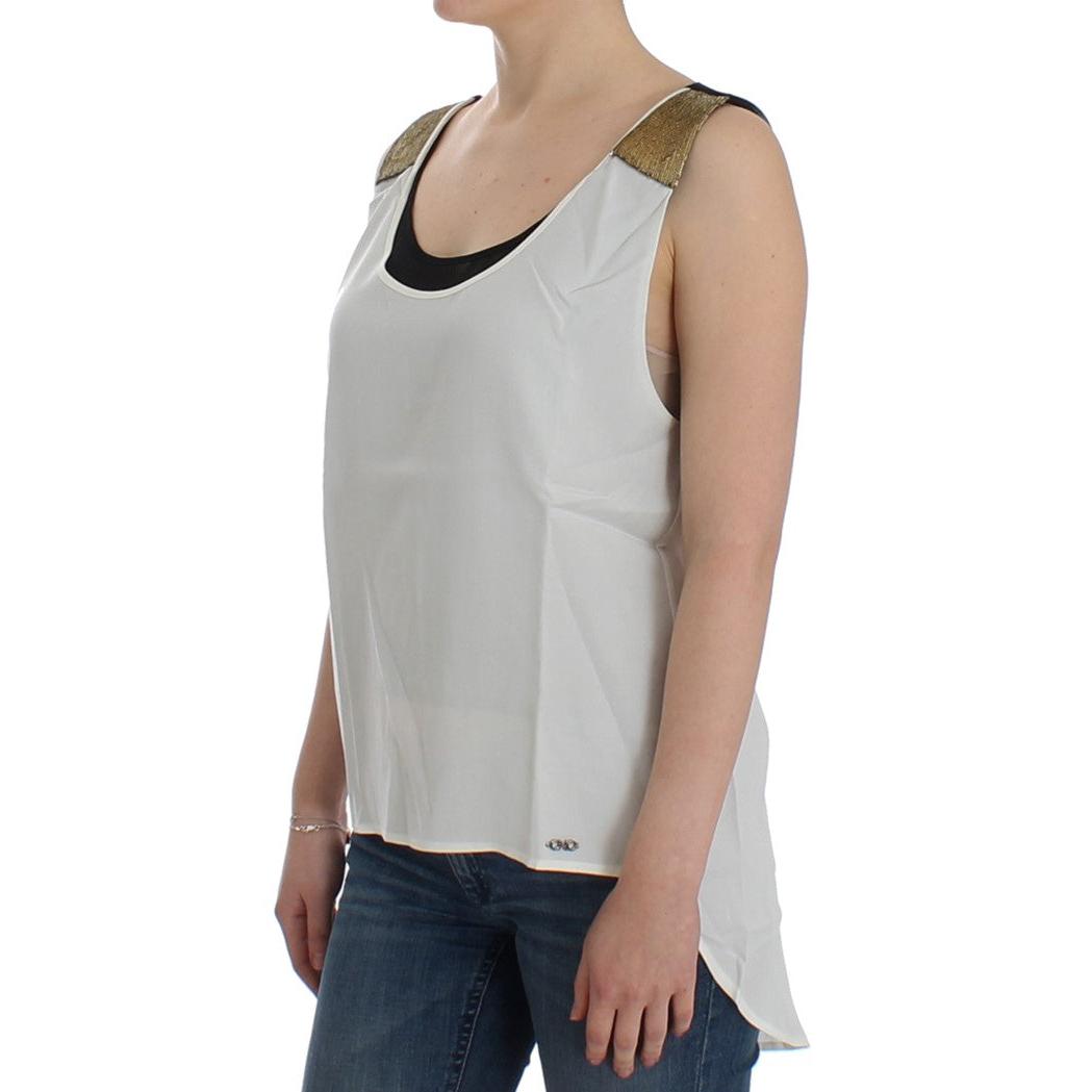 White sleeveless top - coffeewithmee2