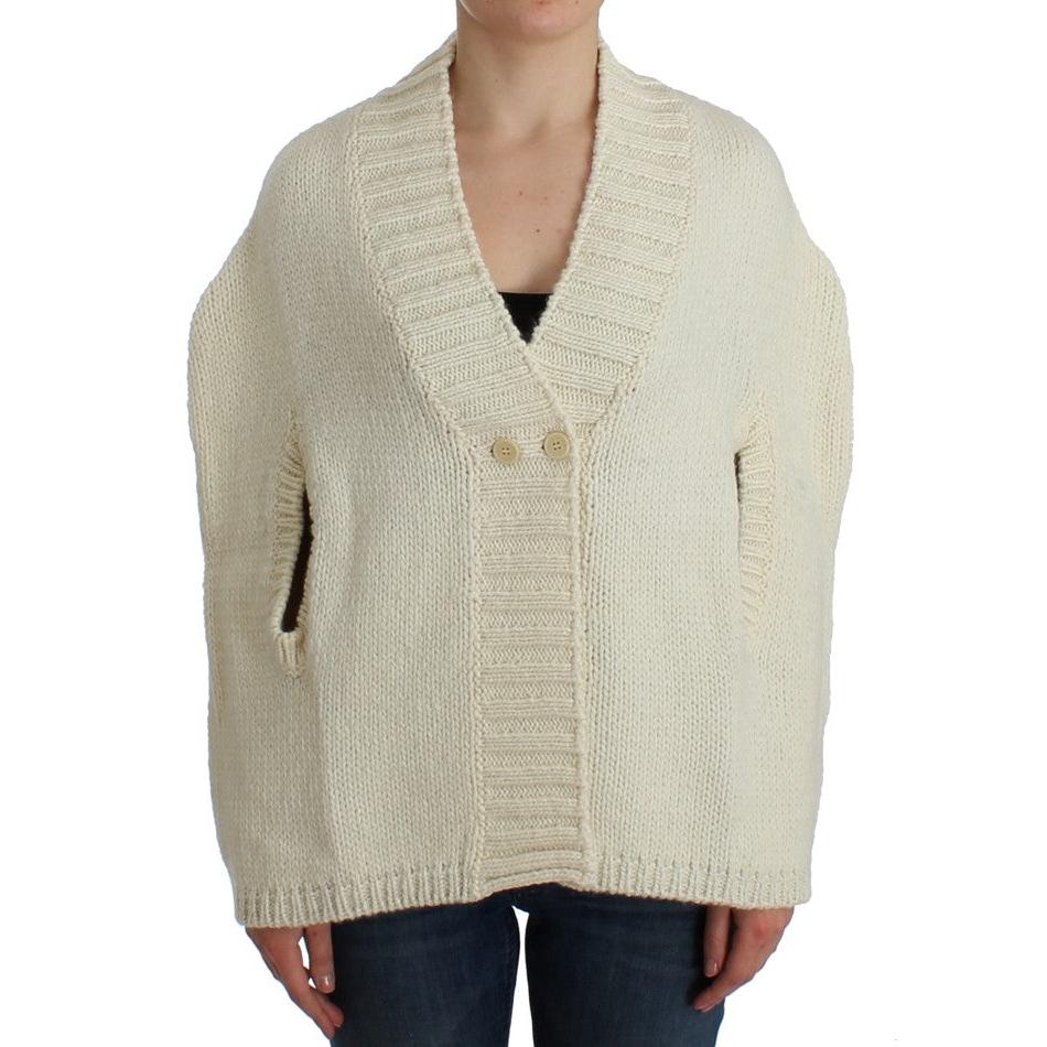 White knitted cardigan - coffeewithmee2