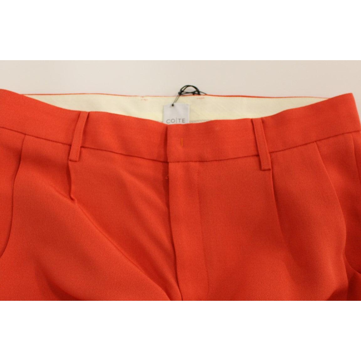 Orange boyfriend stretch pants - coffeewithmee2