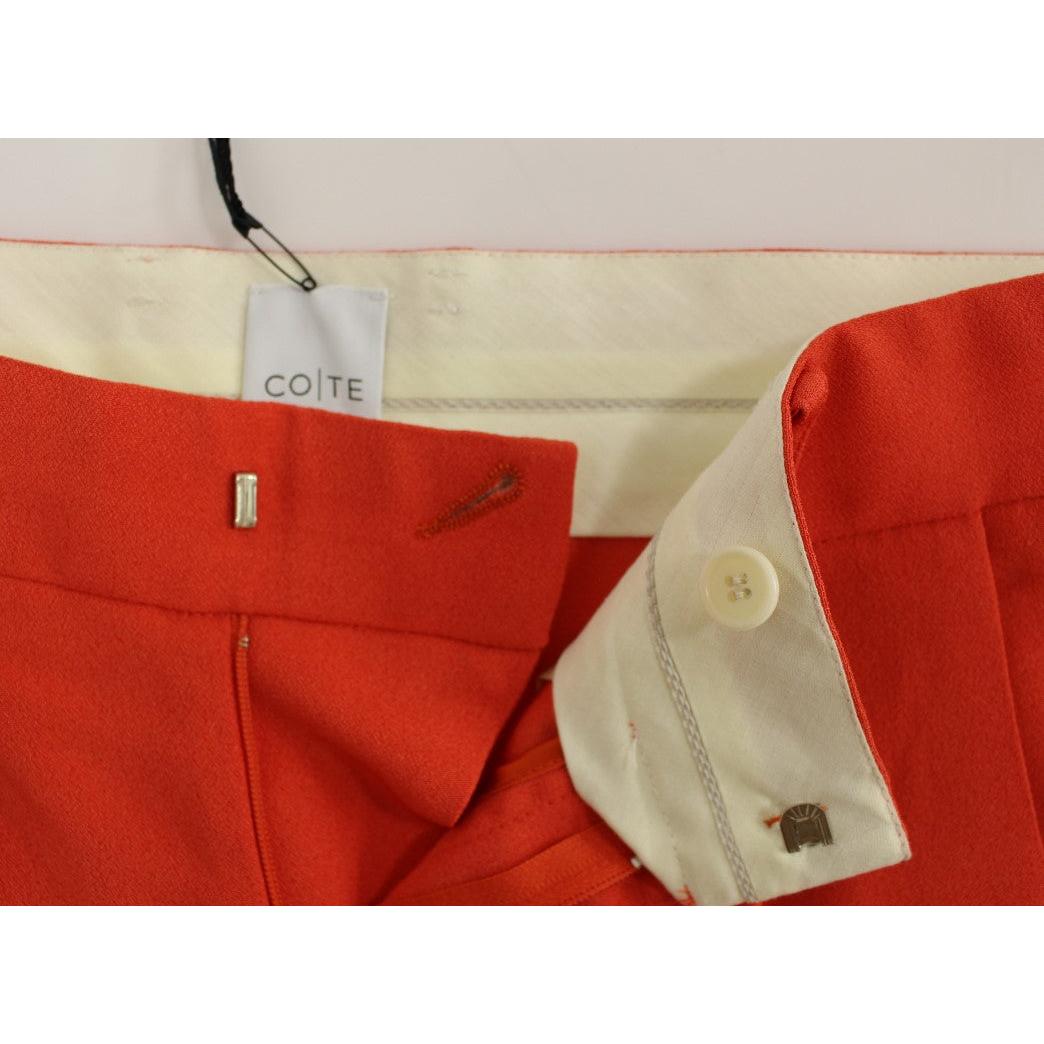 Orange boyfriend stretch pants - coffeewithmee2
