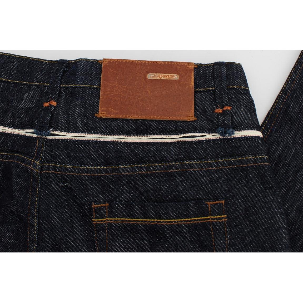 Blue Denim Cotton Bottoms Straight Fit Jeans - coffeewithmee2