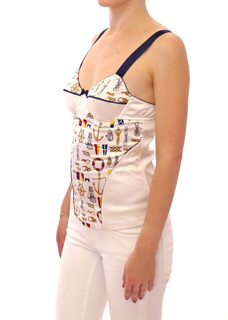 White sailor motive tank top - coffeewithmee2