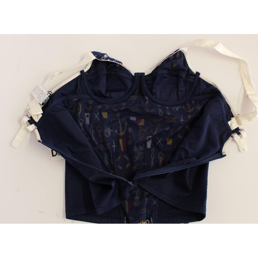 Blue Sailor Motive Tank Top - coffeewithmee2