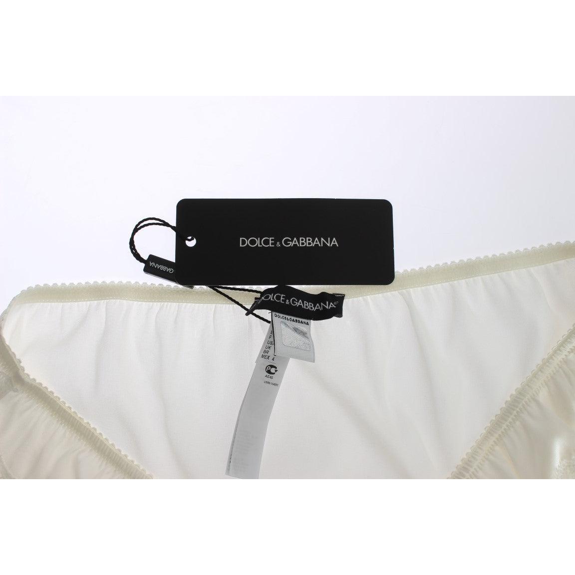 White Satin Stretch Underwear Panties - coffeewithmee2