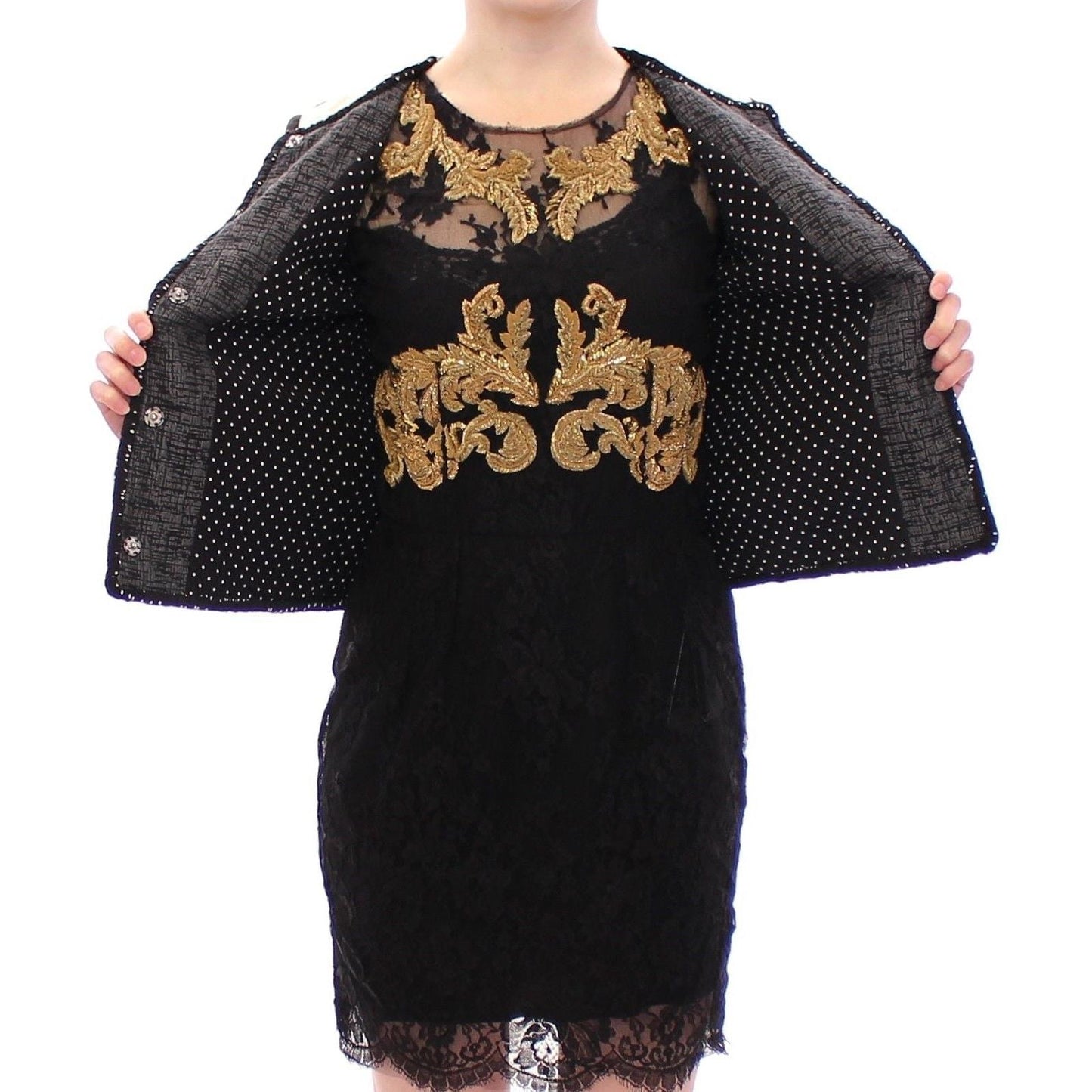 Patchwork Baroque Crystal Jacket Coat - coffeewithmee2