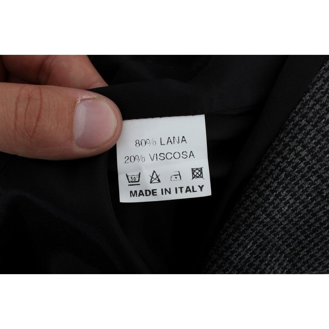 Gray Wool Button Collar Coat Jacket - coffeewithmee2