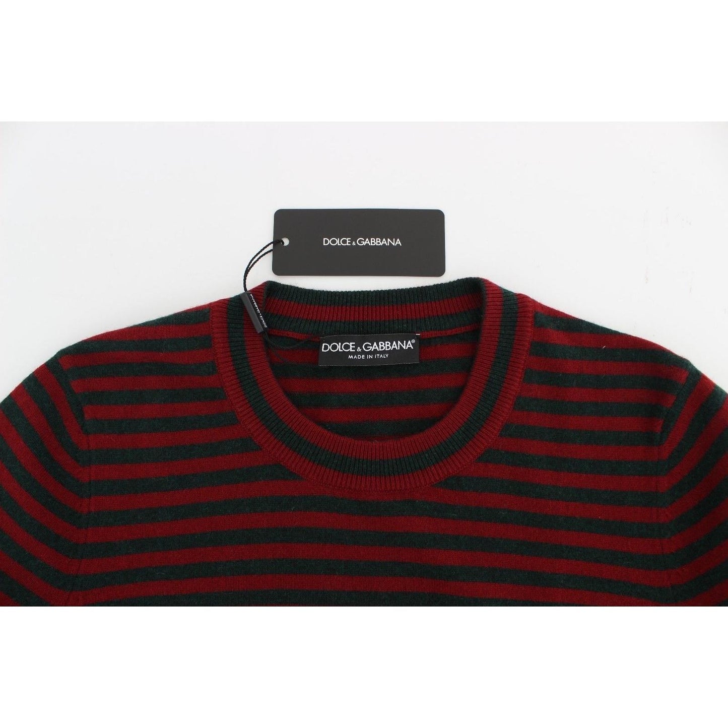 Red Gray Cashmere Short Sleeve Sweater - coffeewithmee2