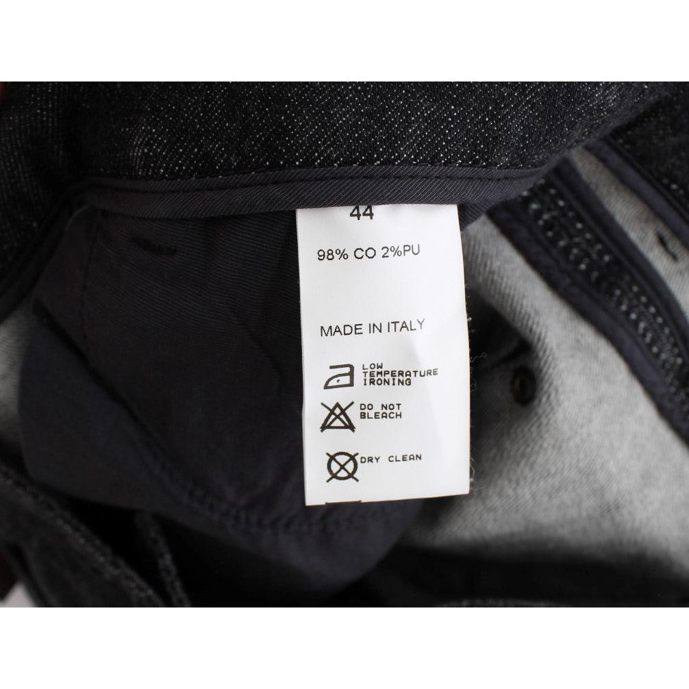 Blue Cotton Slim Fit Denim Jeans - coffeewithmee2