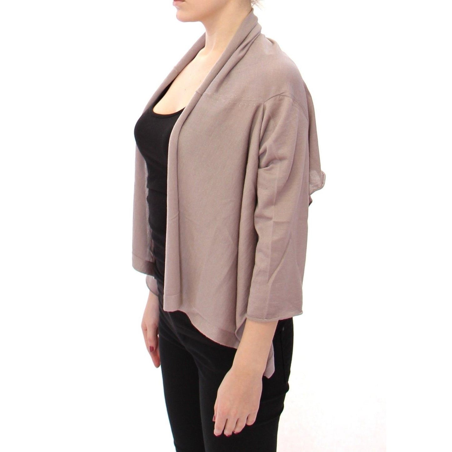 Shrug Bolero Silk Cashmer Knit Sweater - coffeewithmee2