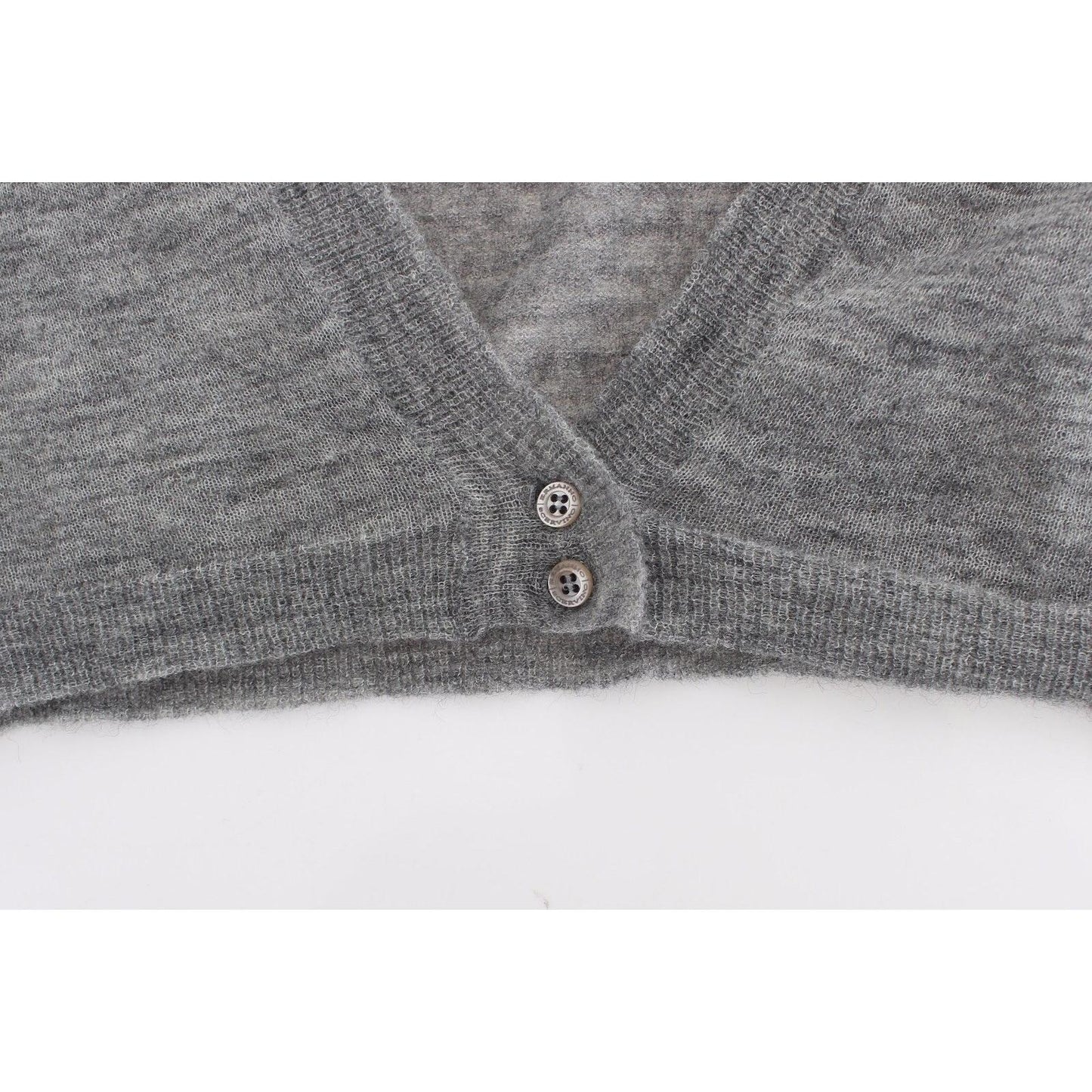 Lingerie Knit Gray Bolero Sweater Cardigan - coffeewithmee2