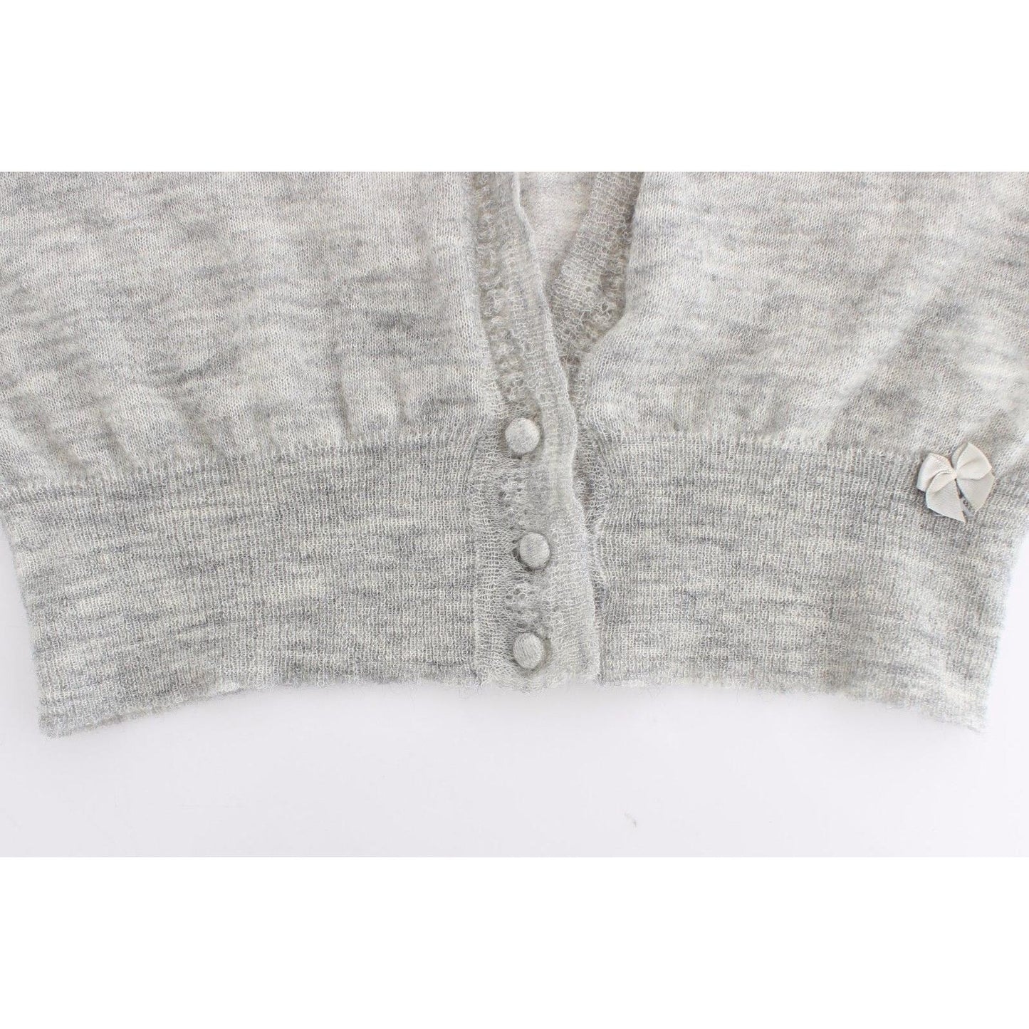 Lingerie Knit Cropped Wool Sweater Cardigan - coffeewithmee2