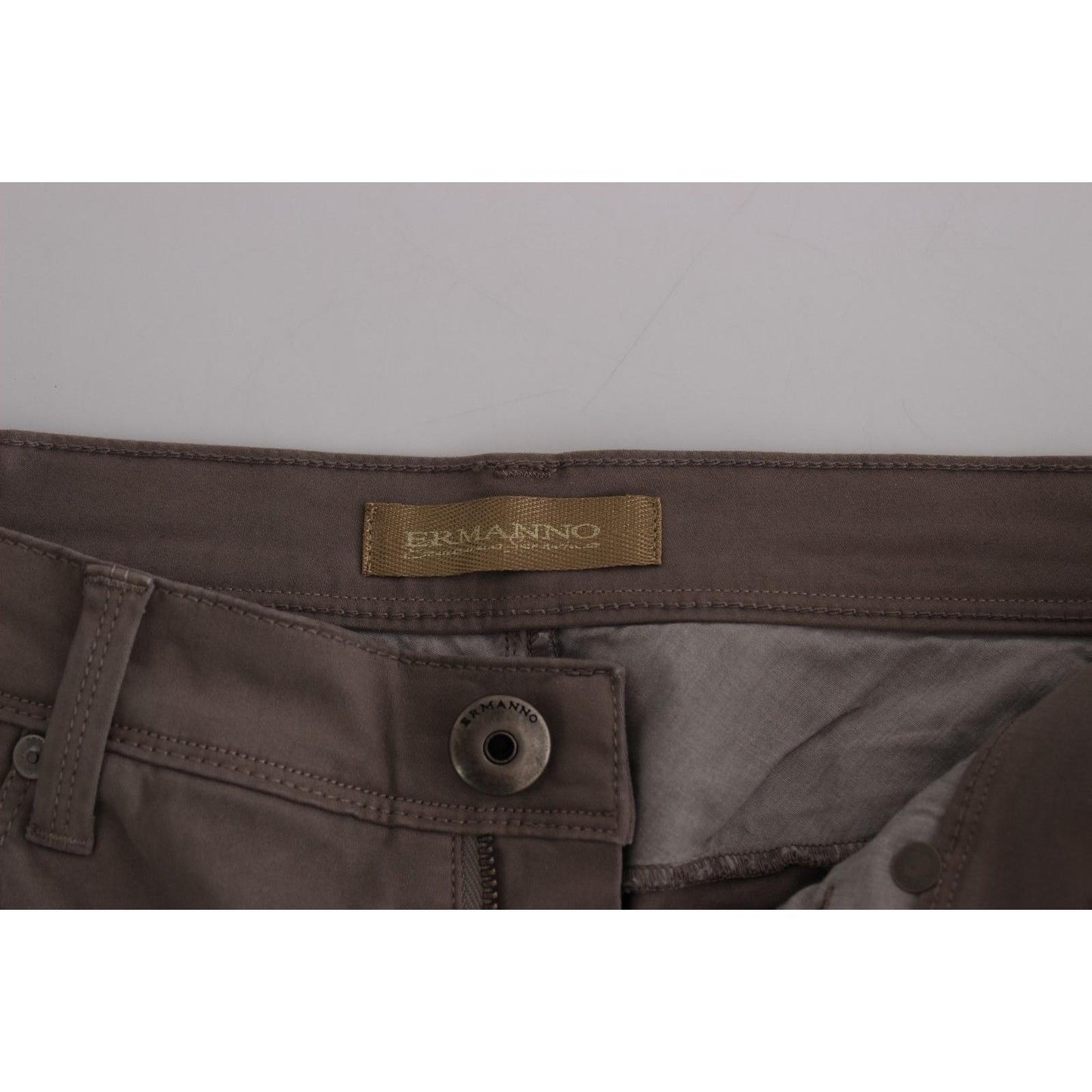 Taupe Beige Slim Jeans Denim Pants Skinny - coffeewithmee2