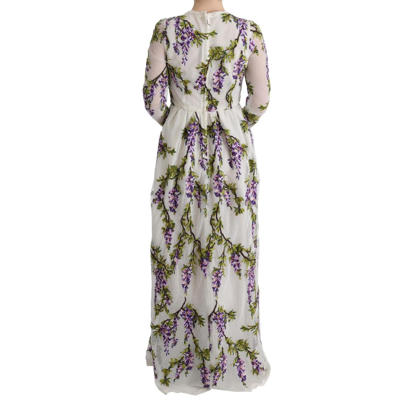 White Floral Embroidered Maxi Dress - coffeewithmee2