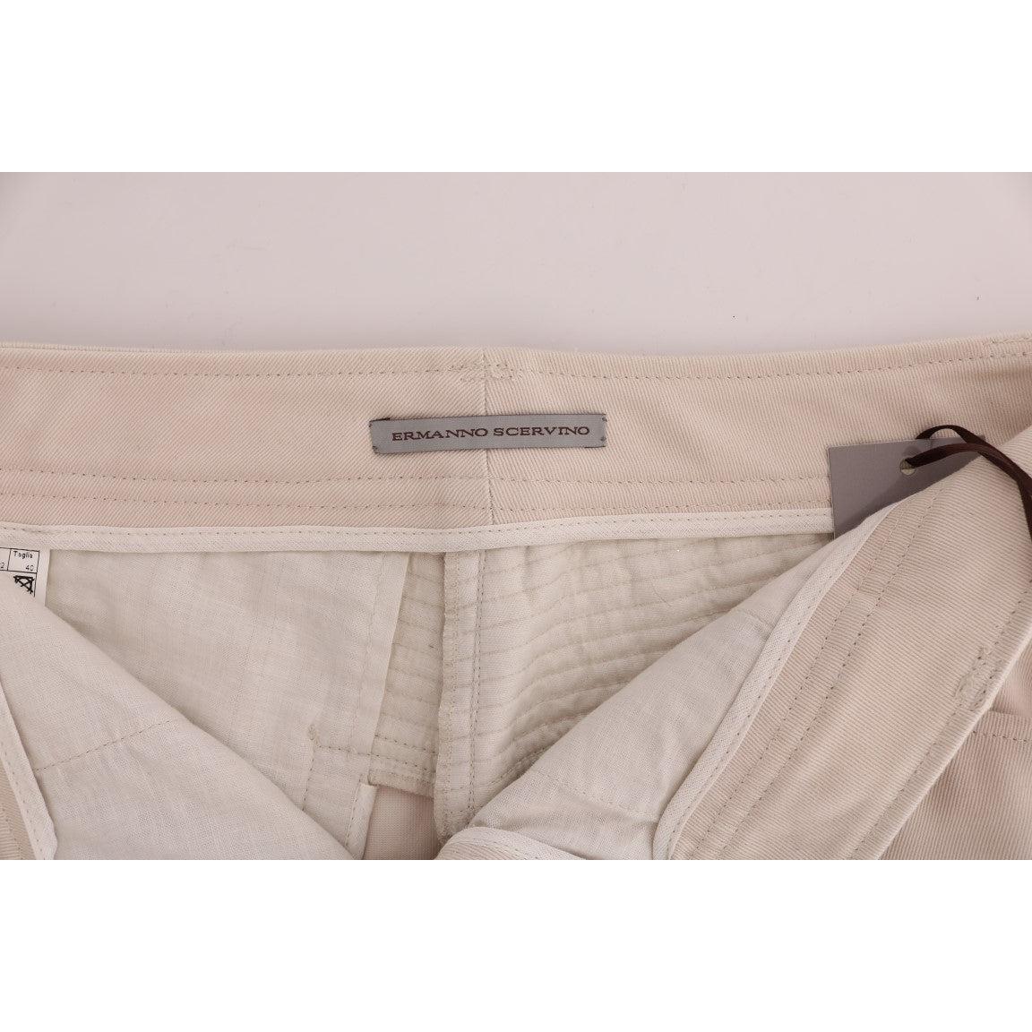 White Slim Fit Casual Jeans - coffeewithmee2