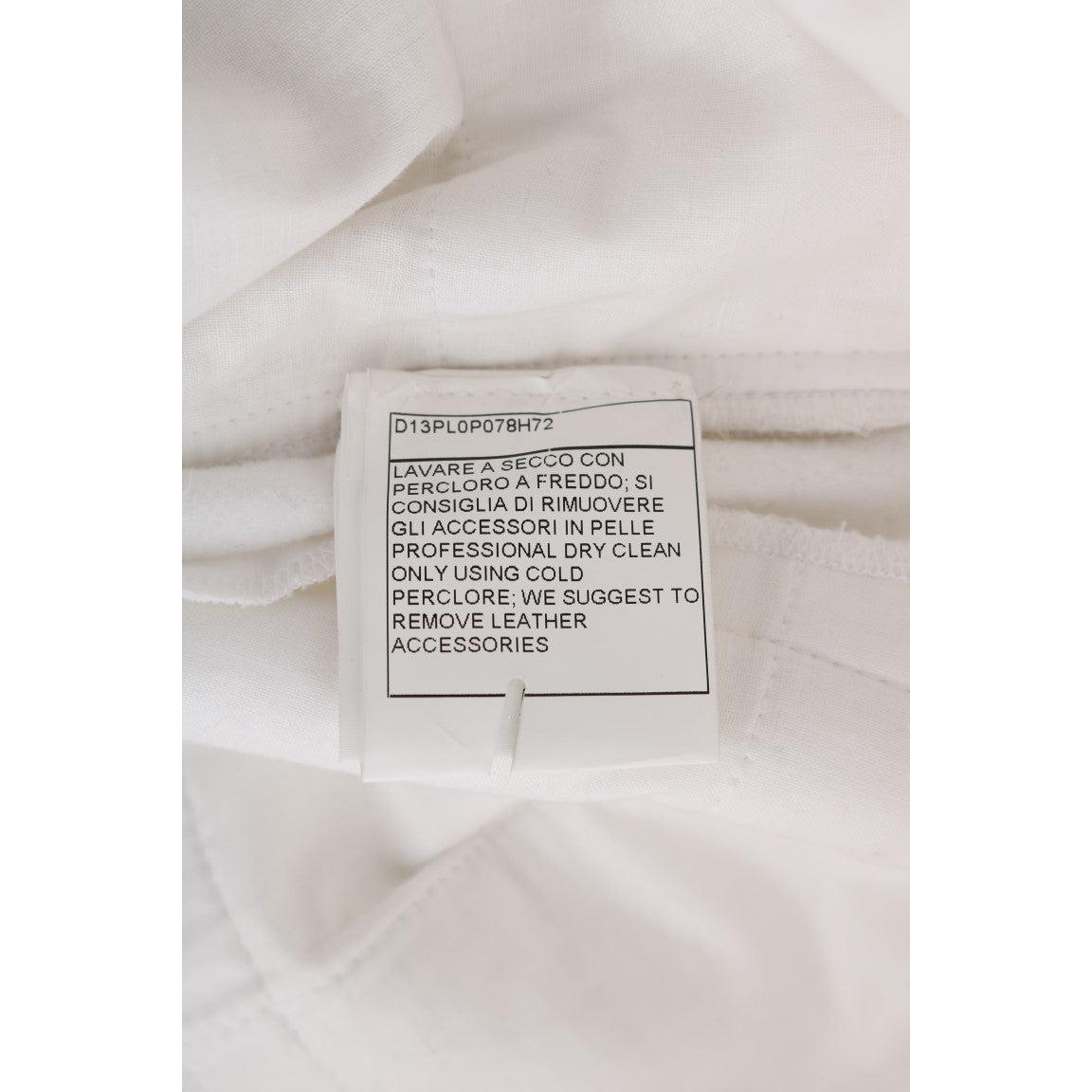 White Cotton Slim Fit Casual Pants - coffeewithmee2