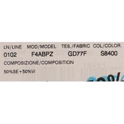 Brown Leopard Print Silk A-Line Skirt