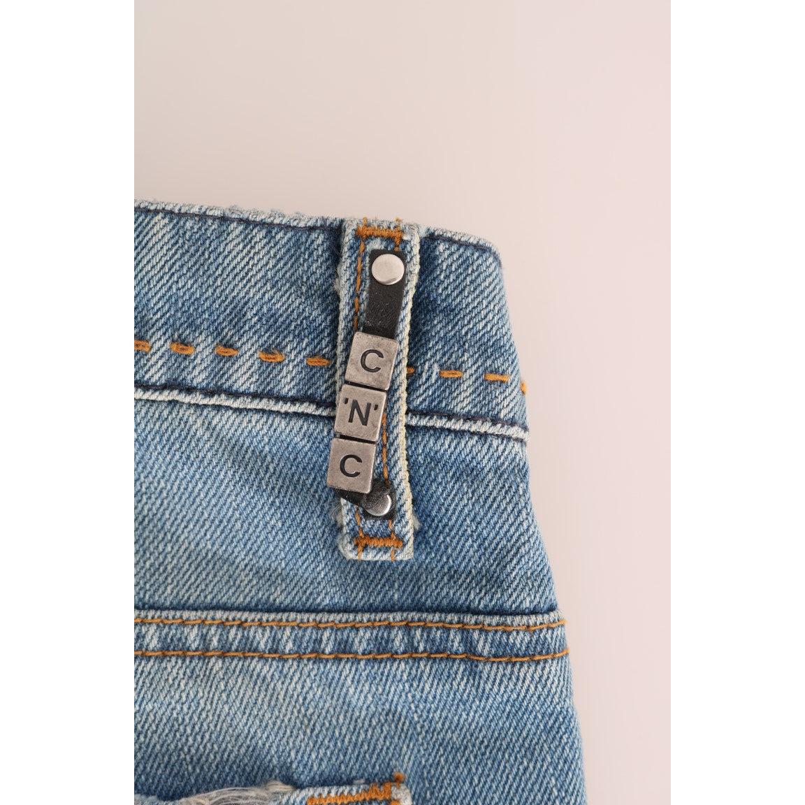 Blue Wash Cotton Classic Jeans