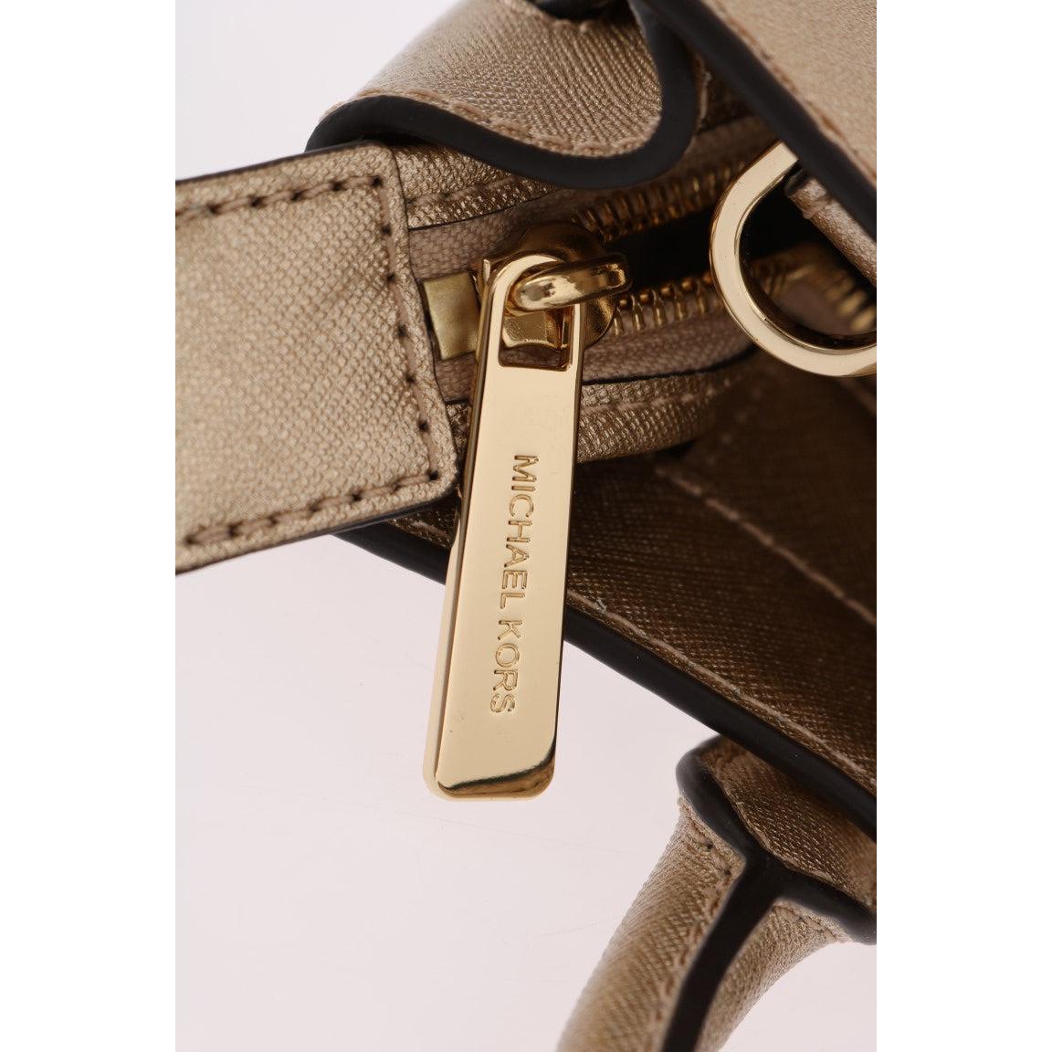 Pale Gold DILLON Leather Satchel Bag - coffeewithmee2