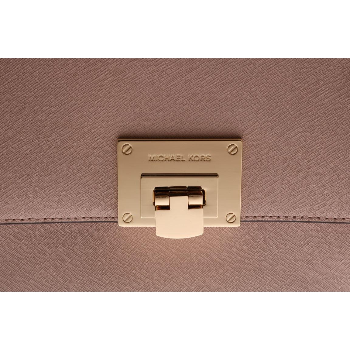 Pink TINA Leather Shoulder Bag - coffeewithmee2