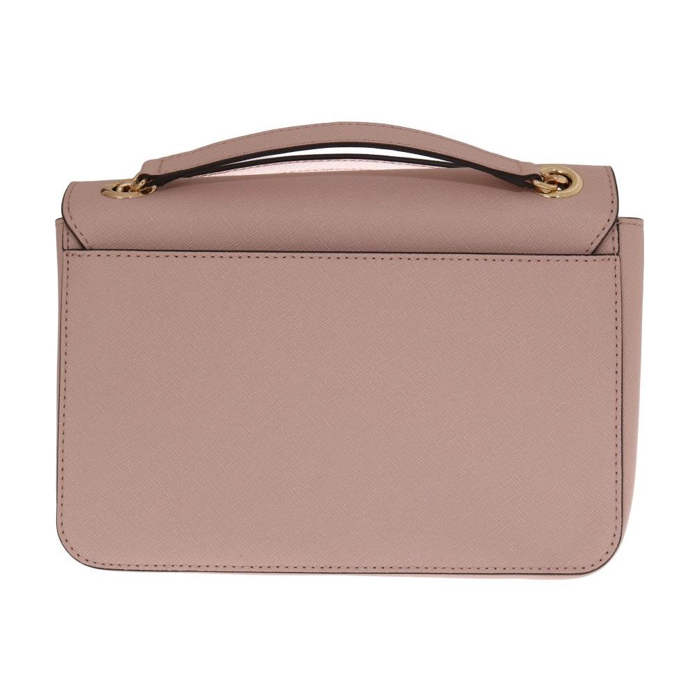 Pink TINA Leather Shoulder Bag - coffeewithmee2