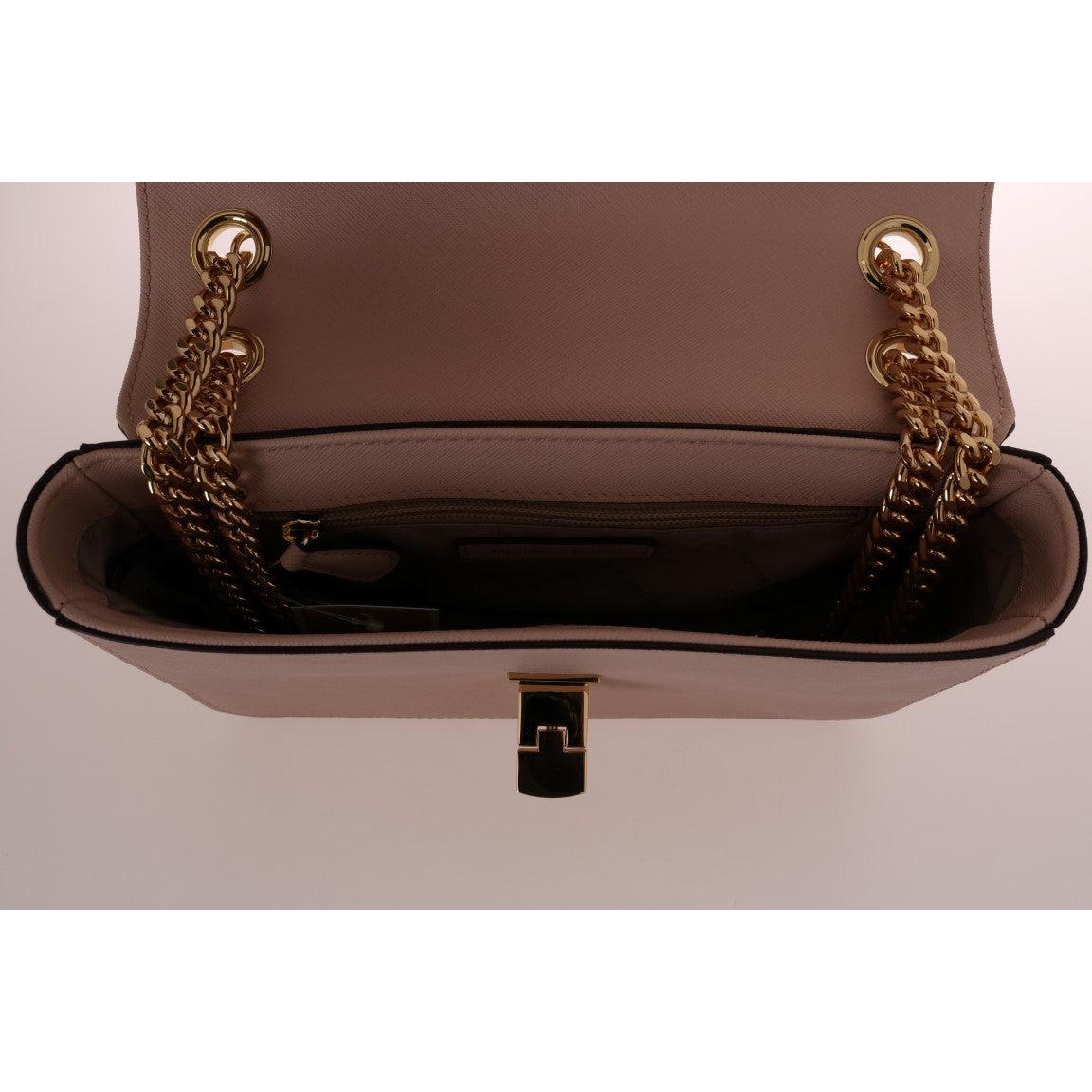 Pink TINA Leather Shoulder Bag - coffeewithmee2