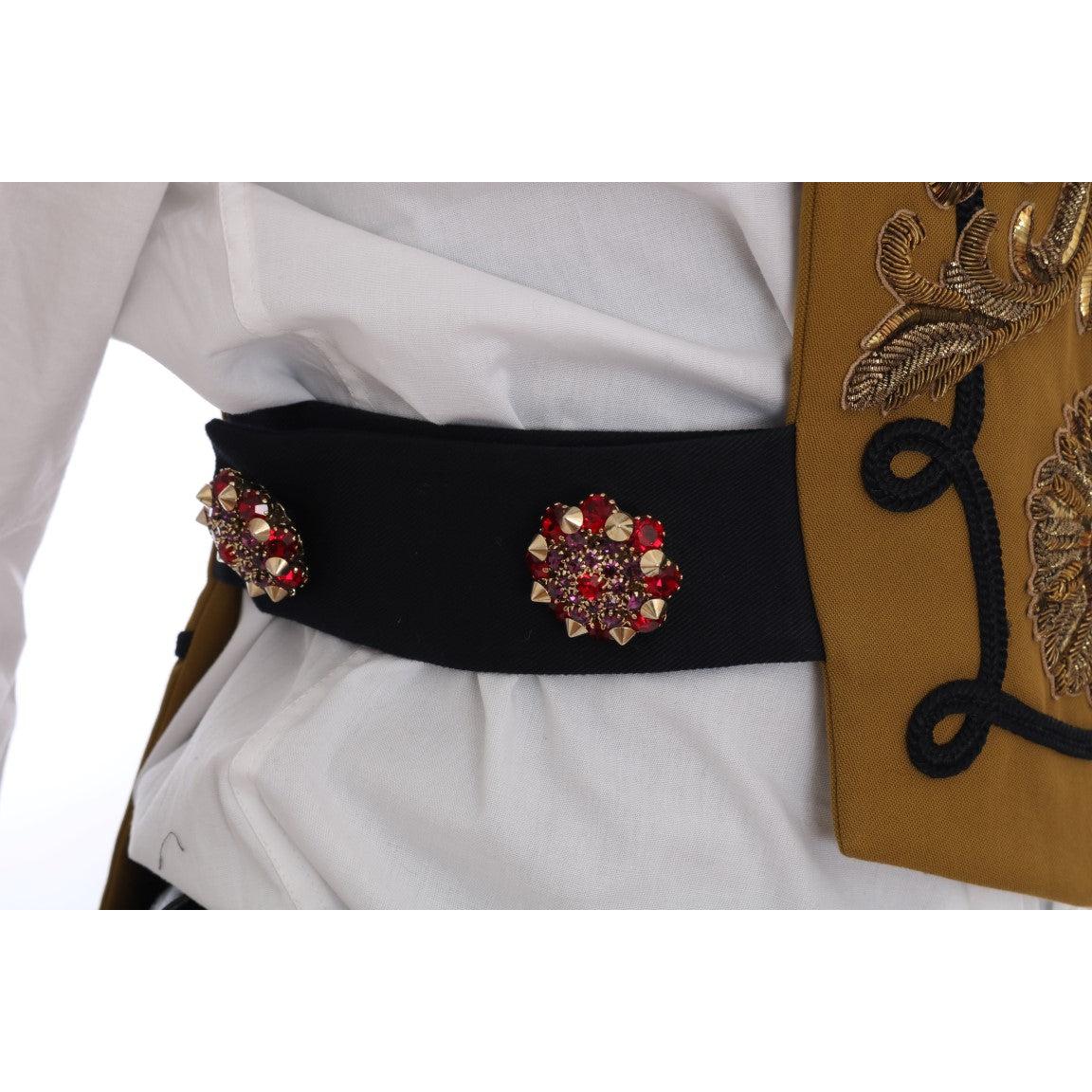 Yellow Crystal Cross Vest Jacket - coffeewithmee2