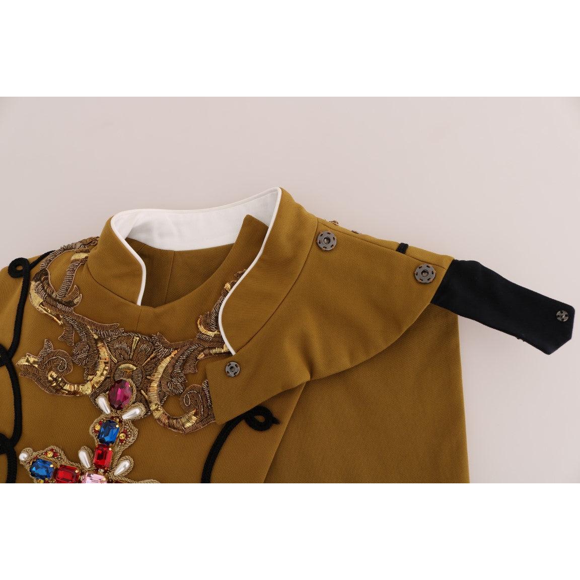 Yellow Crystal Cross Vest Jacket - coffeewithmee2