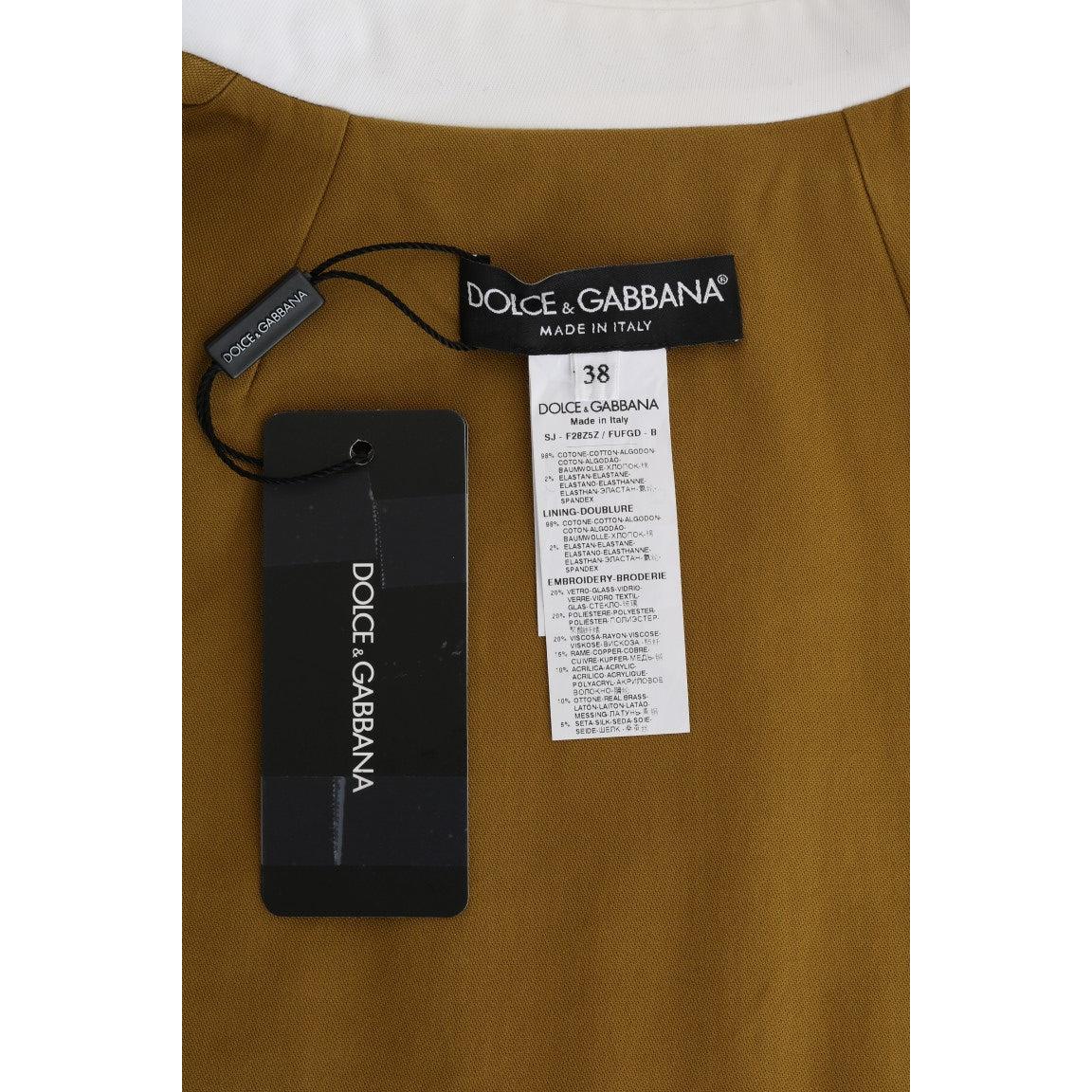 Yellow Crystal Cross Vest Jacket - coffeewithmee2