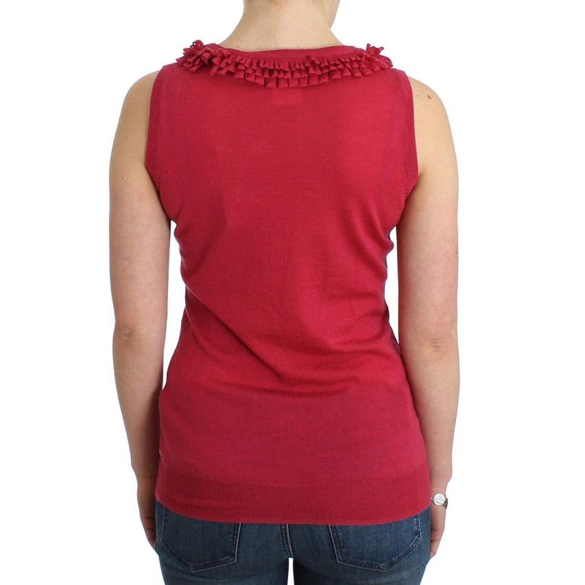 Pink wool knit top - coffeewithmee2