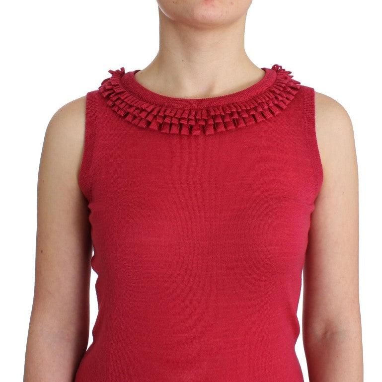 Pink wool knit top - coffeewithmee2