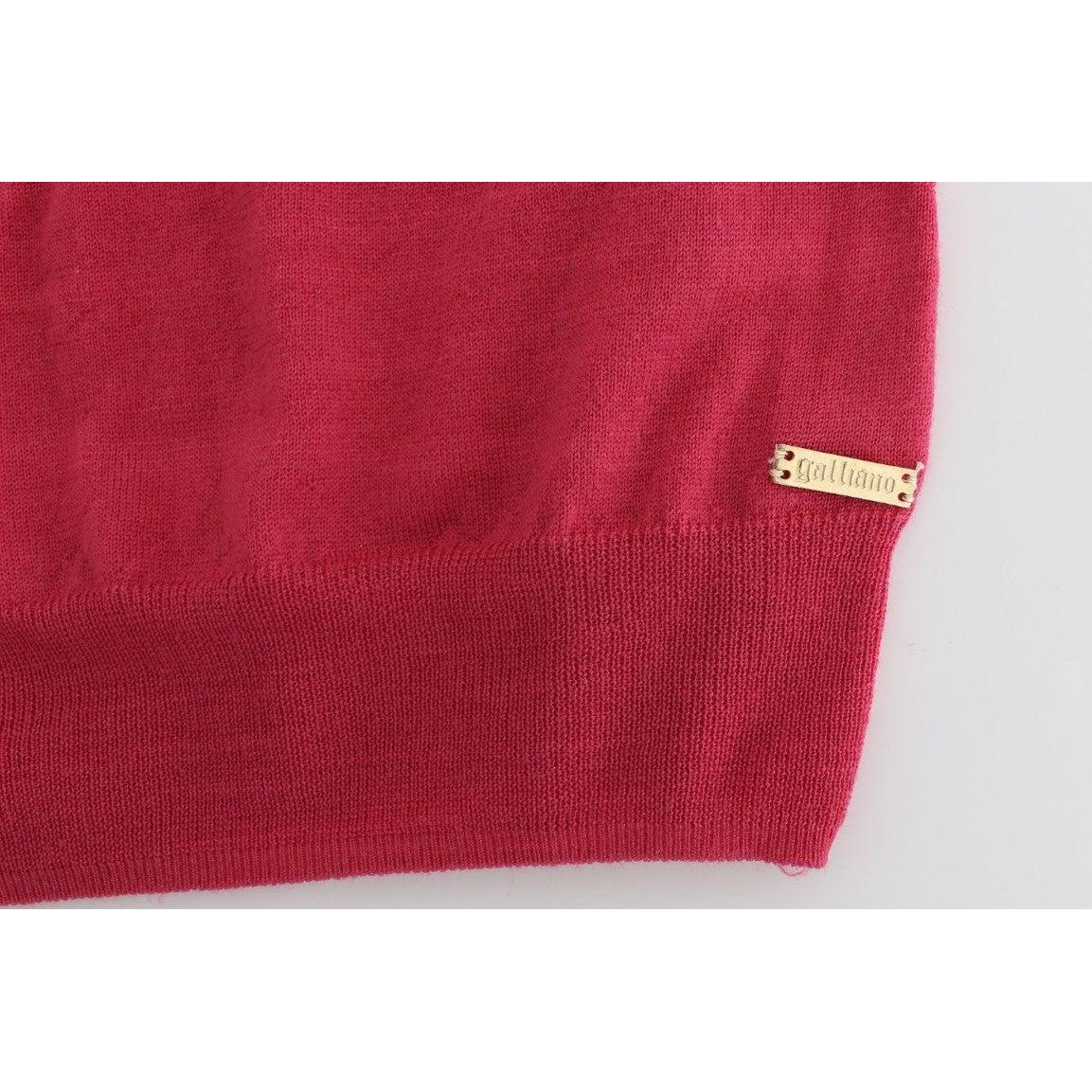Pink wool knit top - coffeewithmee2