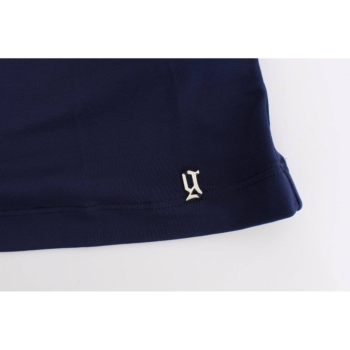 Blue top sleeveless blouse - coffeewithmee2