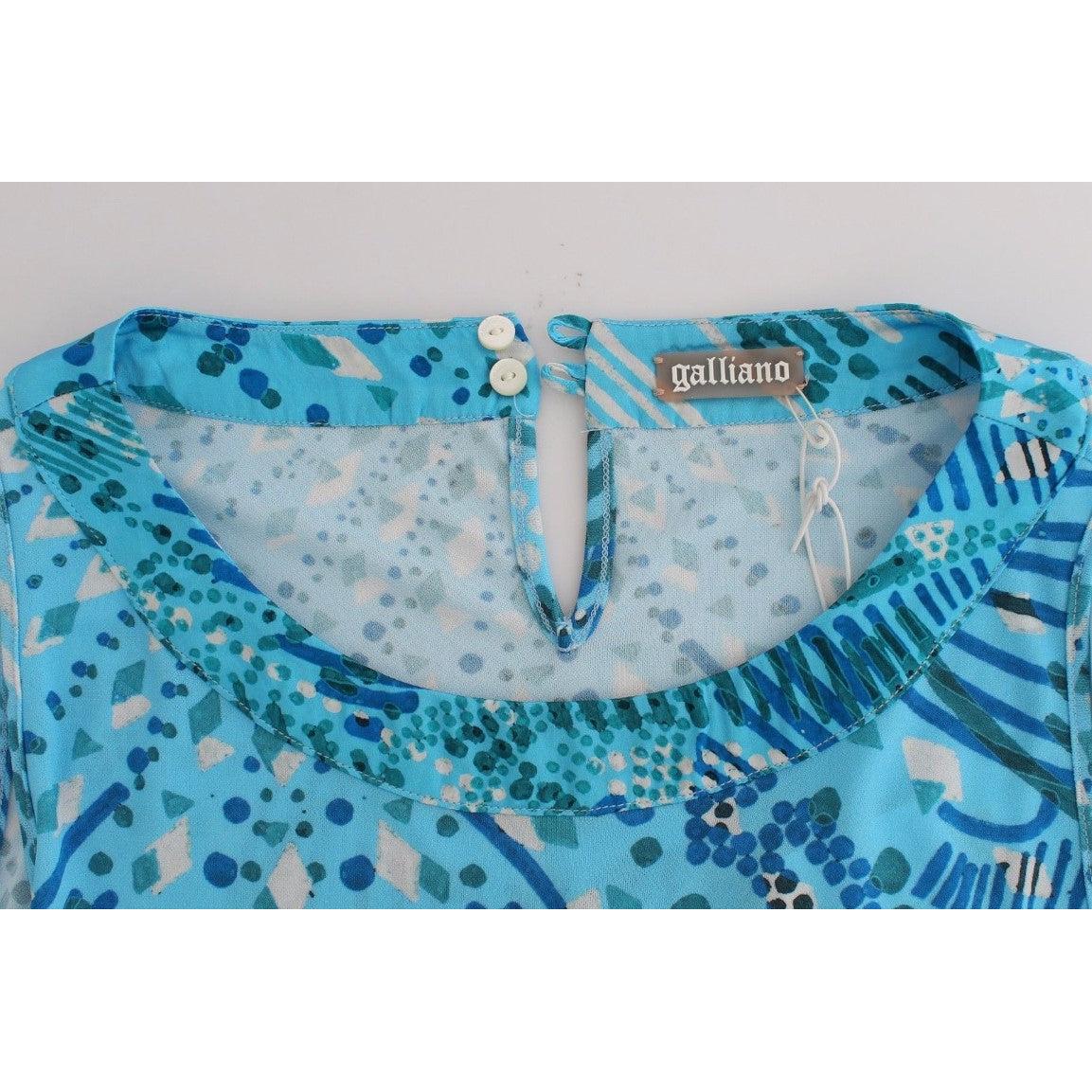 Blue printed tank top - coffeewithmee2