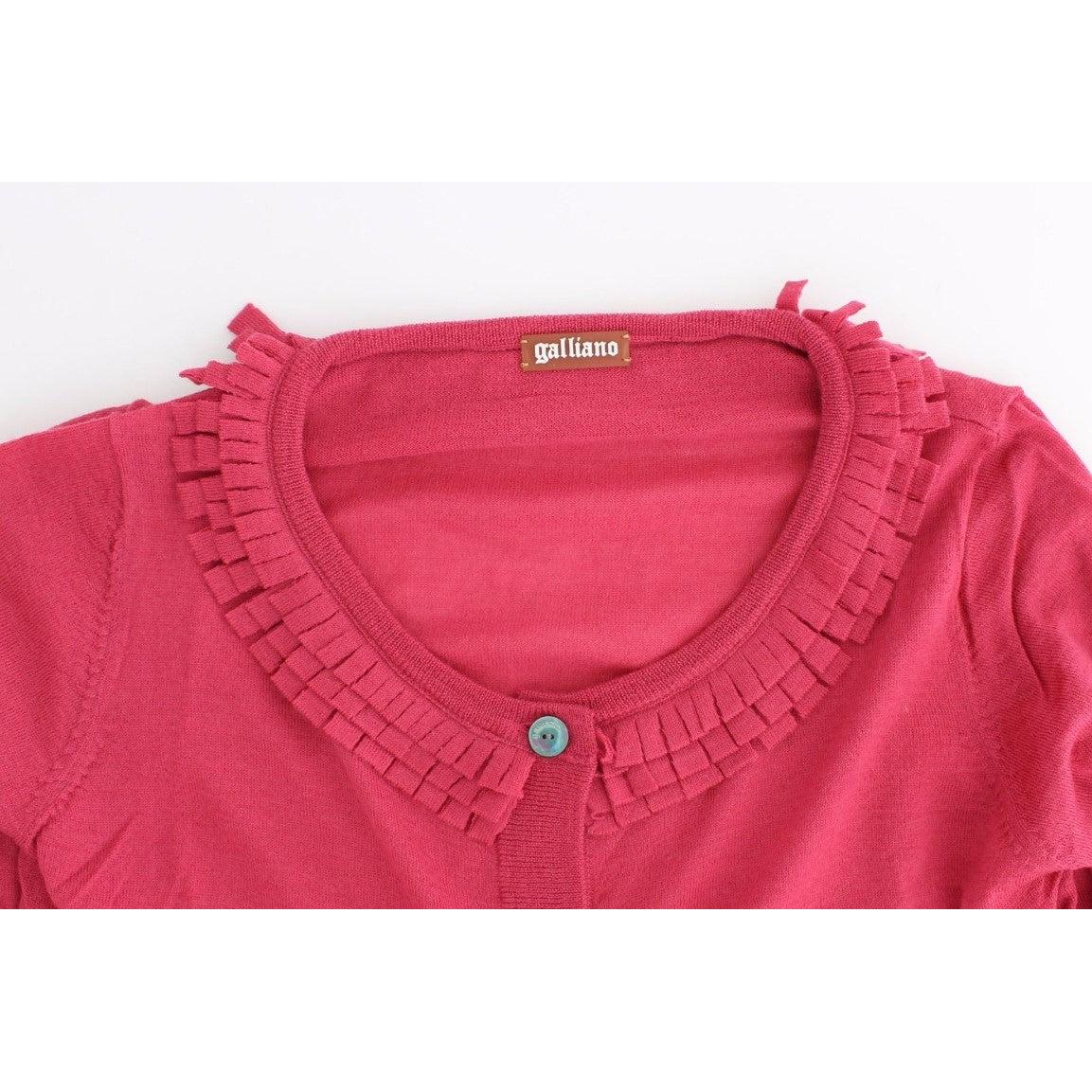 Pink wool cardigan - coffeewithmee2
