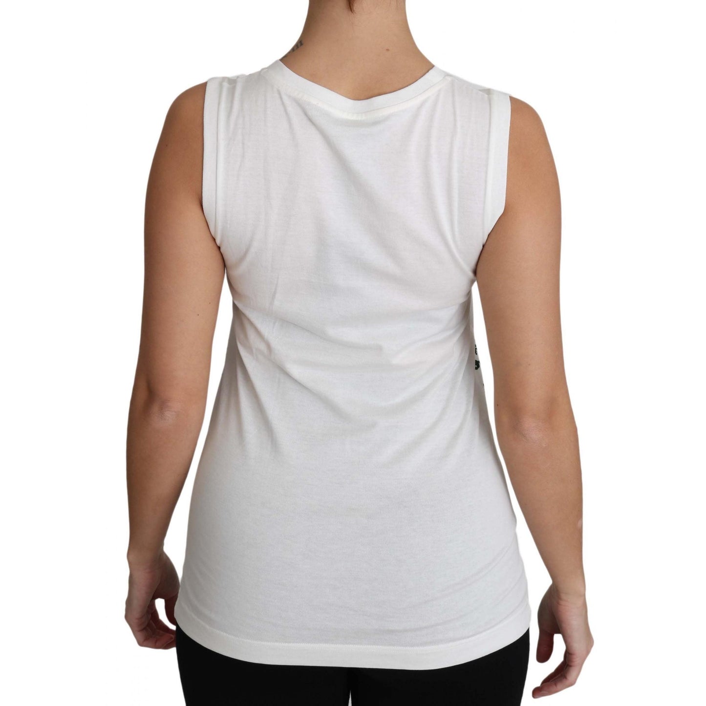 White Cotton #gdfamily Sleeveless Shirt Tank Top - coffeewithmee2