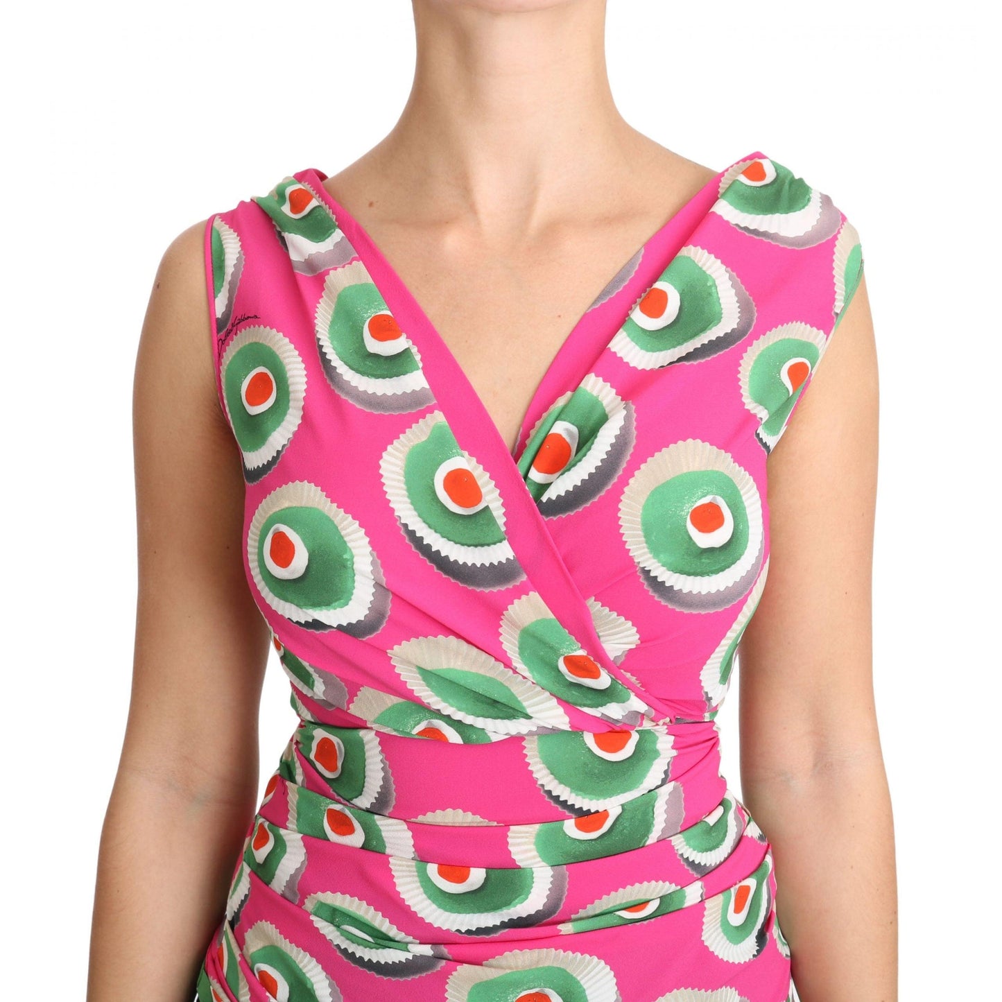 Pink Silk Stretch Sicilian Cake Top - coffeewithmee2