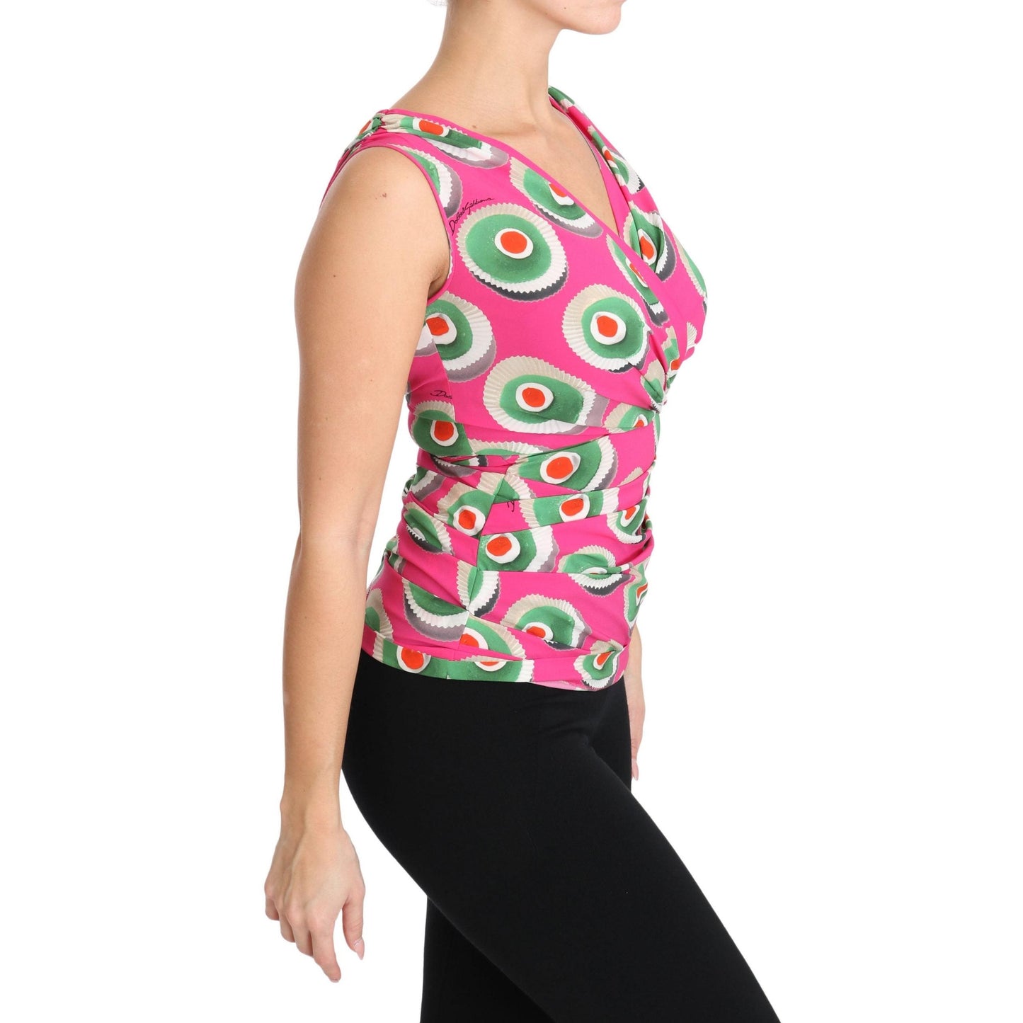 Pink Silk Stretch Sicilian Cake Top - coffeewithmee2