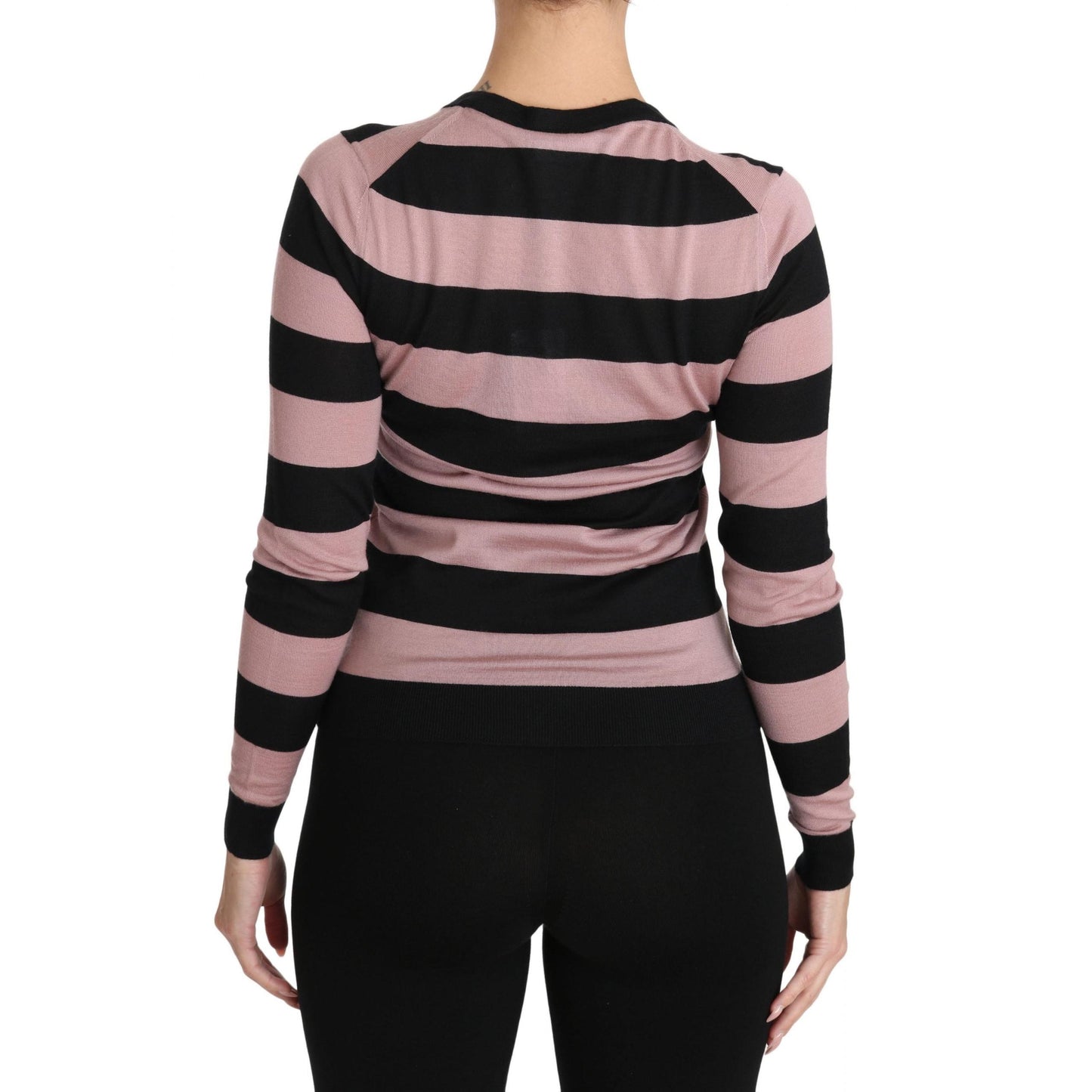 Pink Floral Cashmere Cardigan Sweater - coffeewithmee2
