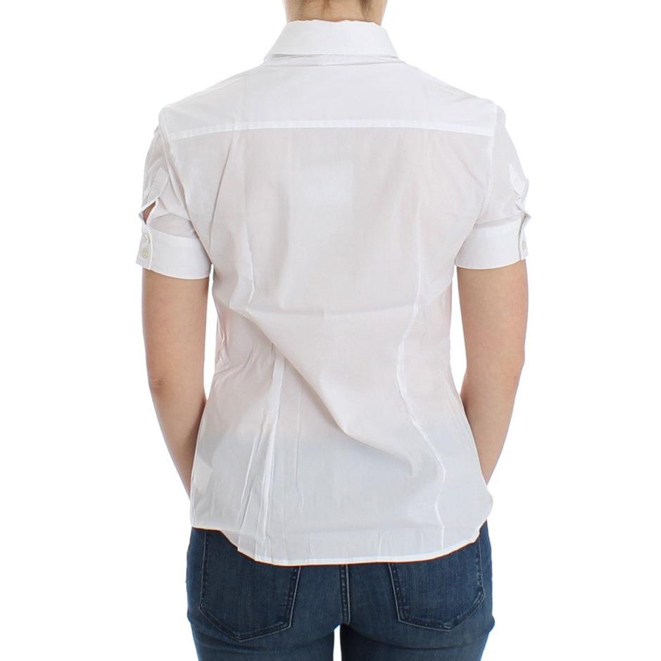 White Cotton Shirt Top - coffeewithmee2