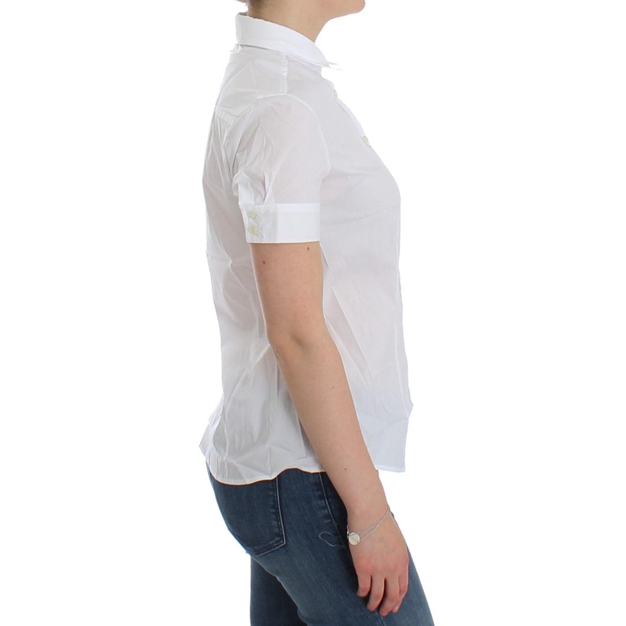 White Cotton Shirt Top - coffeewithmee2